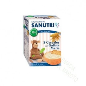 SANUTRI 8 CEREALES GALLETA MARIA 600G