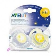 AVENT CHUPETE FASHION ANIMALES 0-6 M 2 U(AMBOS)