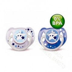 AVENT CHUPETE FASHION ANIMALES 6-18 2U(AMBOS)