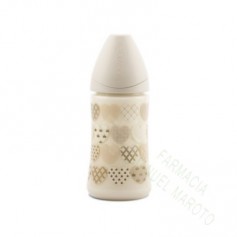 SUAVINEX BIBERON WHITE 270ML SILICONA 3POSICIONES